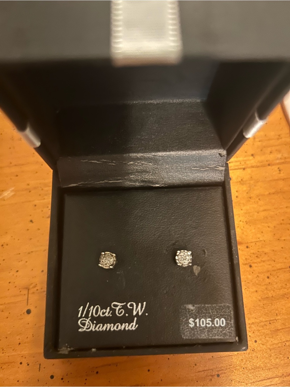 Kohl's Silver-Tone Cluster Diamond Stud Earrings